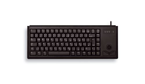 CHERRY Compact-Keyboard G84-4400 - Clavier - USB - Français - noir