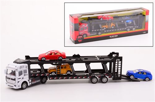 Super Cars Porte-voitures moulé sous pression avec 3 voitures 2 assortis