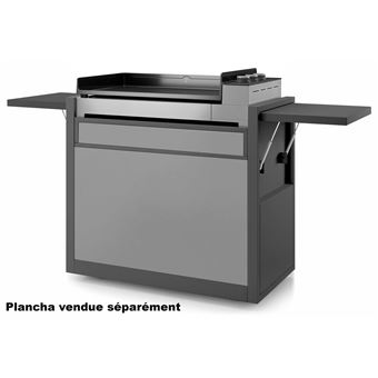chariot pour plancha noir/gris clair - chpafng75