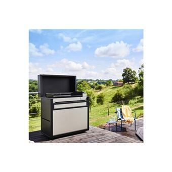 chariot pour plancha noir/gris clair - chpafng75