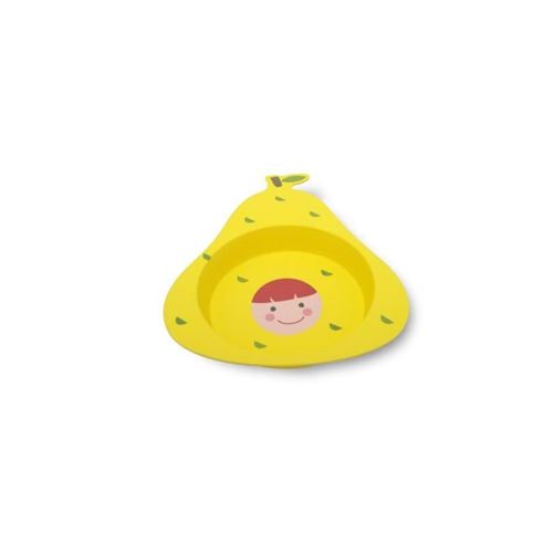 PLASTOREX Assiette bambou - Poire