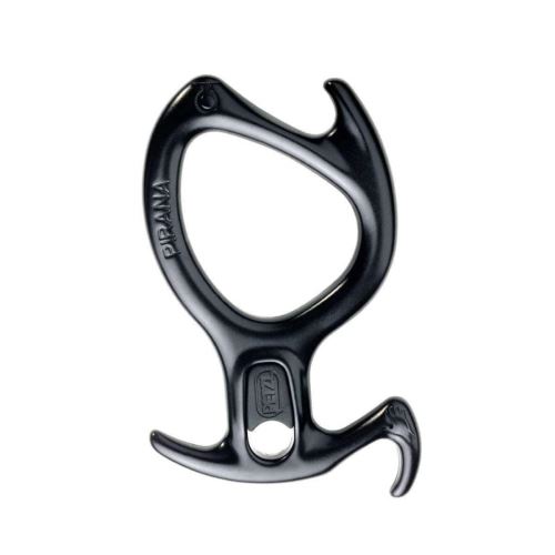 Descendeur Pirana Petzl - Noir