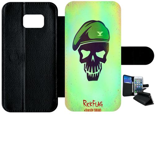 Etui À Rabat Samsung Galaxy S7 Edge Tete Militaire
