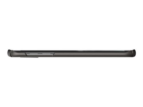 Spigen Thin Fit Series - Achterzijde behuizing voor mobiele telefoon - polycarbonaat - glad zwart, staalgrijs - voor Samsung Galaxy S7 edge