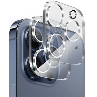 2 Verres Trempés Caméra Arrière pour iPhone 15 Pro Transparent - BOOLING - 1