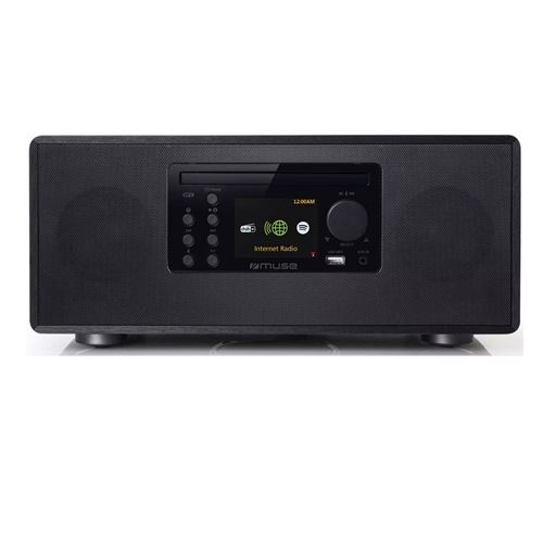 Micro-chaîne 60w noir avec bluetooth Muse M697IDT