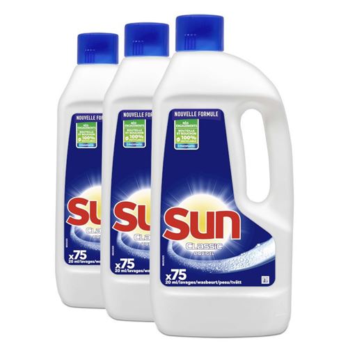 Sun Liquide De Lavage Lave-Vaisselle Classic 1,5L 75 Lavages