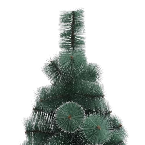 vidaXL Sapin de Noël artificiel avec support Vert 210 cm PET - Sapin de Noël  - Achat & prix