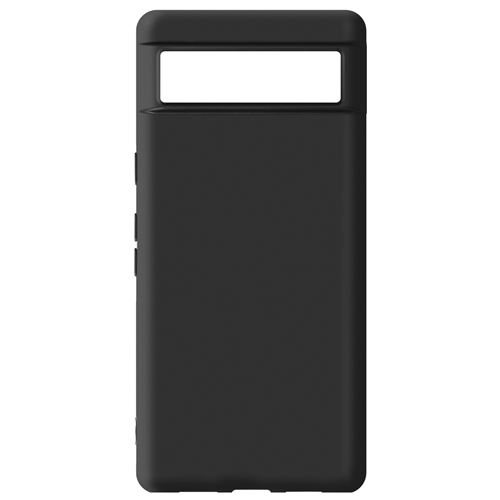 Coque pour Google Pixel 6a Résistante Silicone Gel Flexible Fine Légère Avizar Noir