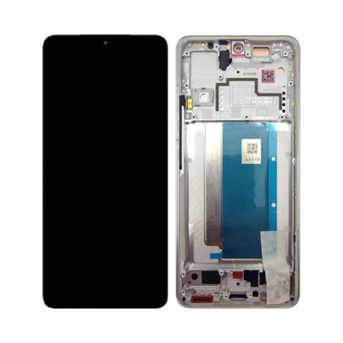 Ecran LCD et Vitre Tactile Premium avec Châssis Blanc pour Xiaomi Poco F6 Pro 5G