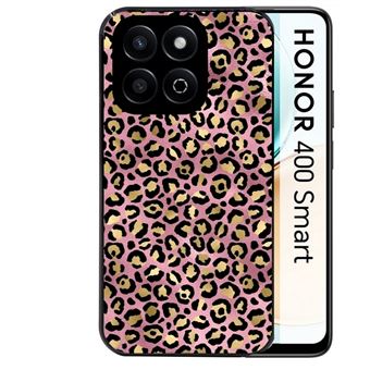 Coque noire Taperso pour Honor 400 SMART avec motif leopard rose - 1