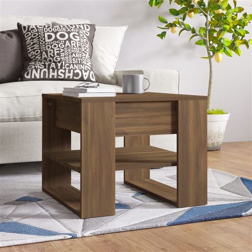 Vidaxl Marron Table Basse - Chêne - Image 3