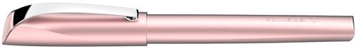 Stylo Schneider Ceod Shiny Stylo-plume brillant, pour droitier/gaucher, plume de taille M, avec cartouche d’encre bleu roi, rose poudré