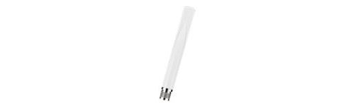 Zyxel ANT2105 - Antenne - 4,5 dBi (pour 2,4 - 2,483 GHz), 7 dBi (pour 5,15 - 5,875 GHz) - omni-directionnel - extérieur - gris (pack de 2)