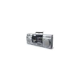 Enceinte Portable HiFi Muse M-380 GBS Ghetto Blaster Enregistreur de Cassette CD Radio FM Bluetooth 80W avec Écran LCD - 1