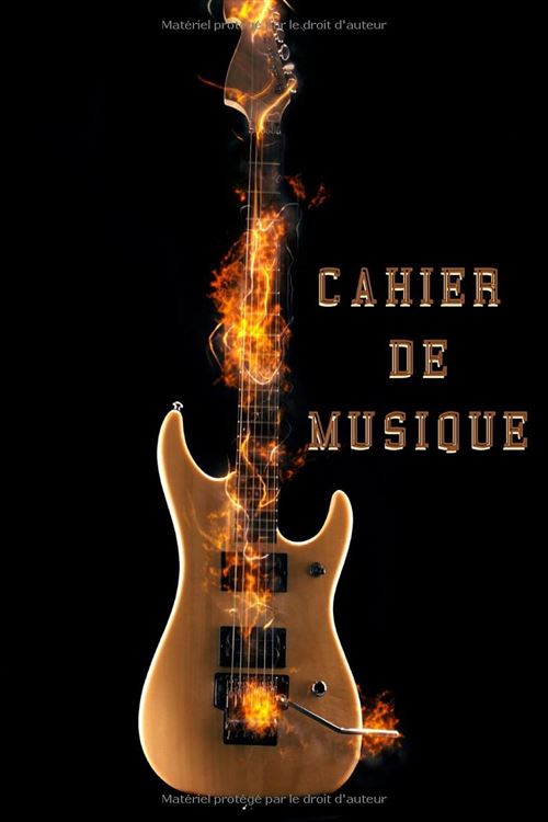 Cahier De Musique Narratik 100 Pages 6X9 Pouces 15,24X22,86Cm Couverture Mate