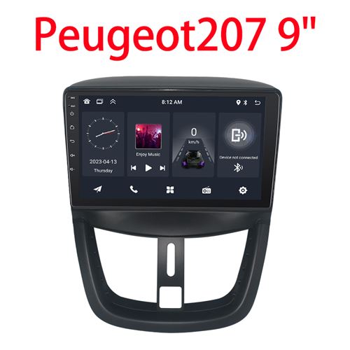 Autoradio Gearelec Universel avec Carplay Android Lecteur Vidéo Portable 7 Noir