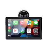 Autoradio Gearelec Universel avec Carplay Android Lecteur Vidéo Portable 7" Noir