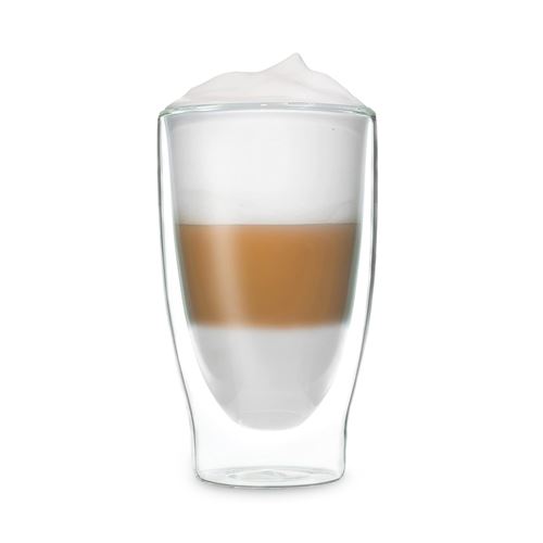 Verre À Double Paroi - Feelino By Klarstein Duos - Set De 4 - Pour Expresso & Thé - 400 Ml