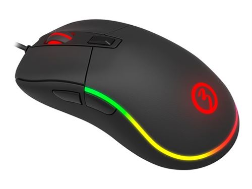Ozone Neon x40 - Souris - droitiers et gauchers - optique - 8 boutons - filaire - USB