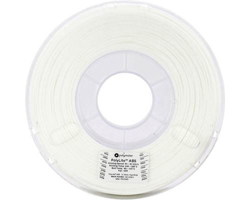 Polymaker 70630 Filament ABS 2.85 mm 1 kg blanc PolyLite