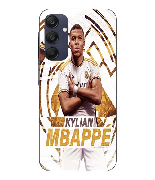 Funda Para Samsung galaxy A25 Kylian Mbappe Real Madrid fondo de pantalla celebración Maniacase