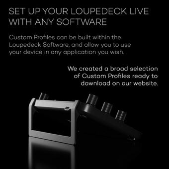 Console de streaming Loupedeck Live Noir