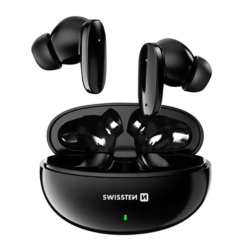 Ecouteurs TWS Bluetooth 5.3 Musique et Appels Boitier 230mAh USB-C Noir