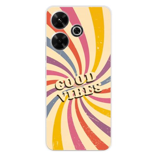 Coque en silicone imprimée compatible Xiaomi Redmi 13 4G Good vibes