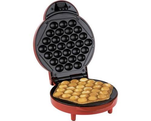 Korona Bubble Gaufrier revêtement anti-adhésif rouge