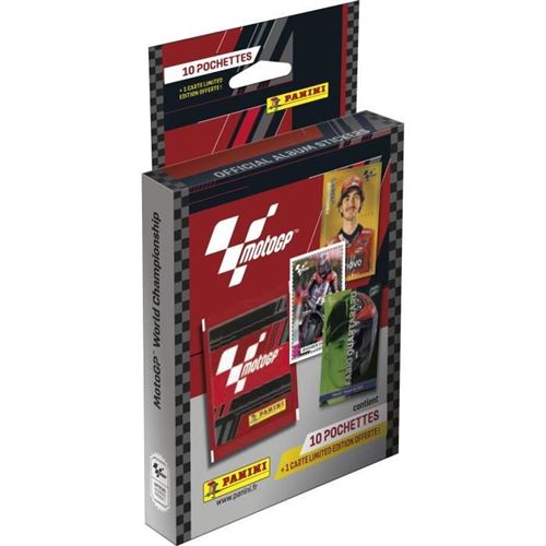 Blister 10 pochettes + carte édition limitée - MOTO GP 2023 Stickers
