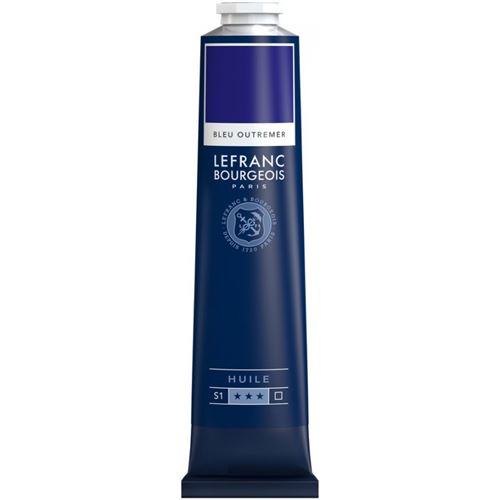 Peinture à l'huile en tube bleu outremer 150ml - Lefranc & Bourgeois