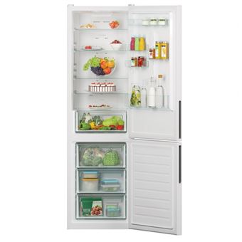 Réfrigérateur combiné 60cm 378l nofrost blanc Candy CCE3T620FW