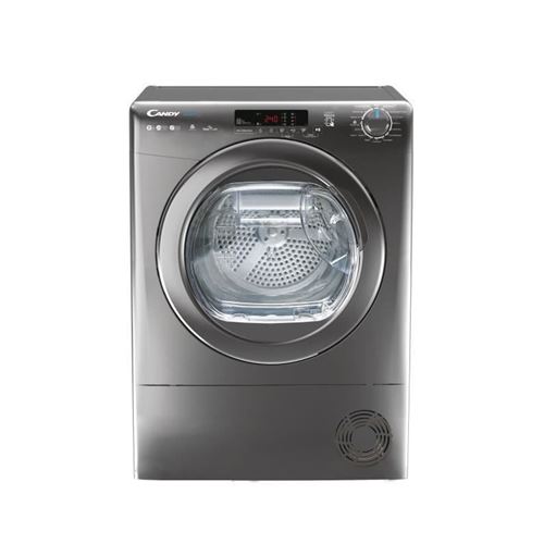 Seche-linge pompe a chaleur CANDY CSE H9A2DRERX-47 Smart - 9 kg - Moteur standard - Classe A++ - Connecte - Anthracite