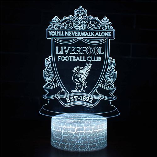GENERIQUE - Lampe 3D Liverpool - Veilleuse Enfant Tactile - Télécommande - Image 2