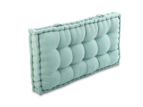 Coussin de sol MOLIA - 120 x 60 x12 cm - Vert d'eau