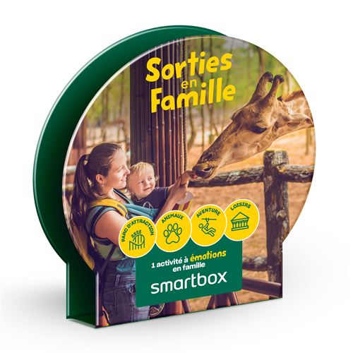 Coffret Cadeau Multi-thèmes SmartBox Sorties en famille émotions