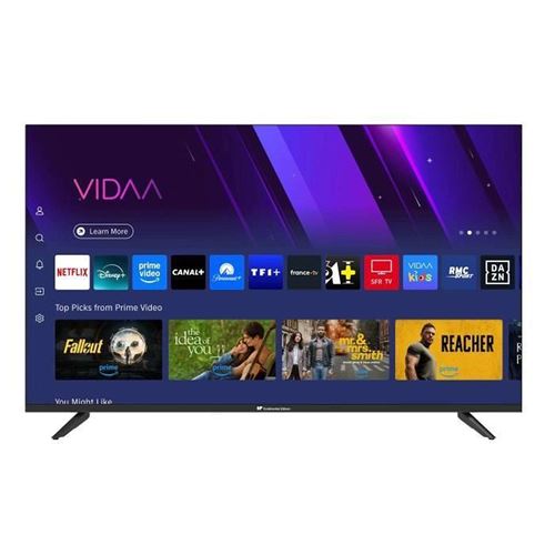 Television continental edison CELED43SVQLD25B6 43 pouces 4K LEDLCD