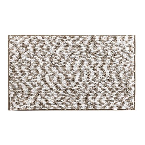 Non Communiqué Marron Tapis De Bain "Friza" 45X75cm Sable &