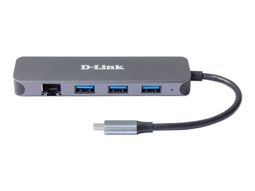 D-Link DUB-2334 - Station d'accueil - USB-C - HDMI - 1GbE