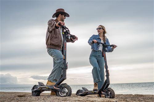 Trottinette Électrique KuKirin T3 Adulte – 58 Km Autonomie, Moteur Puissant, Pneus 10", Pliable, Double Frein Disque, Suspension