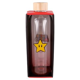 Bouteille en verre Super Mario étoile