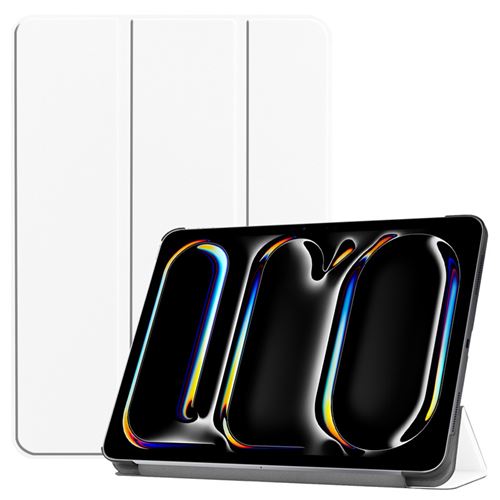 XEPTIO - Housse Smartcover pour Apple iPad Pro 13 2024 - Blanc - Image 3