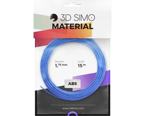 3D SIMO 3Dsimo-ABS-1 Pack de filaments ABS 1.75 mm 120 g bleu, vert, jaune 