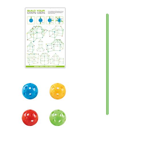 Kit de construction DIY pour enfants (155 pièces) - Multicolore