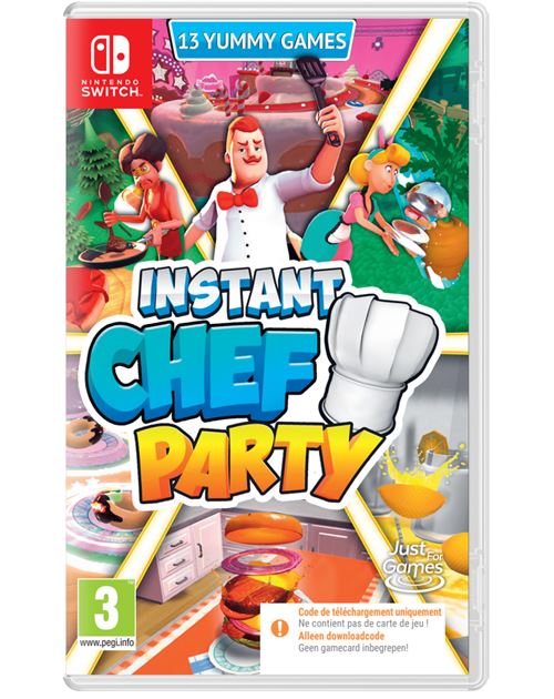 Just For Games Instant Chef Party Code In A Box Nintendo Switch