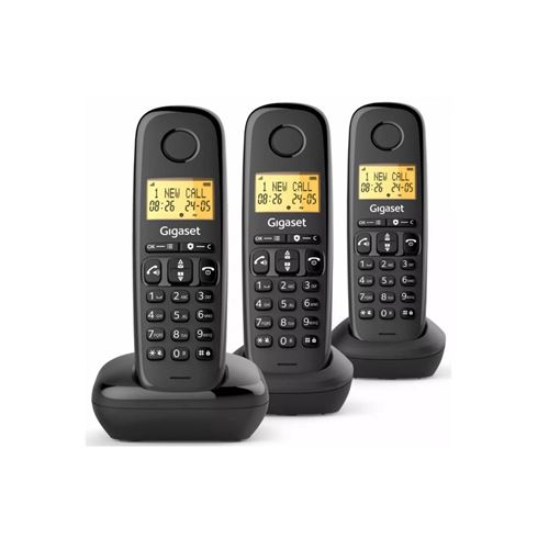 Gigaset Basic 100 Trio (Noir)
