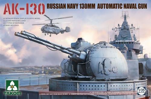 Russian Ak-130 Automatic Naval Gun Turret - 1:35e - Takom