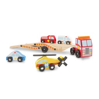 Melissa & doug car transporter hot sale