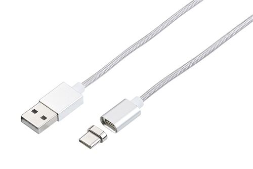 Callstel : Câble USB transfert & chargement 1 m à connecteur magnétique USB-C